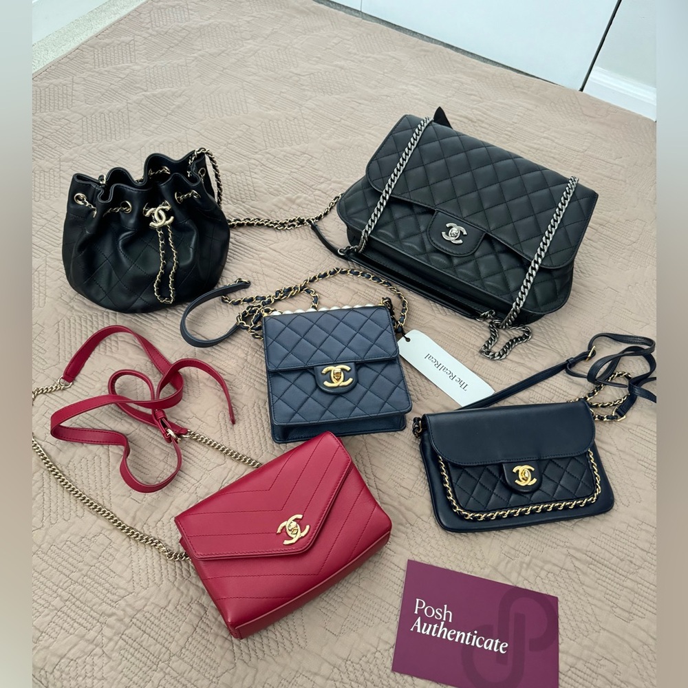 Authentic Chanel bags listed individually . Don't buy from this list
